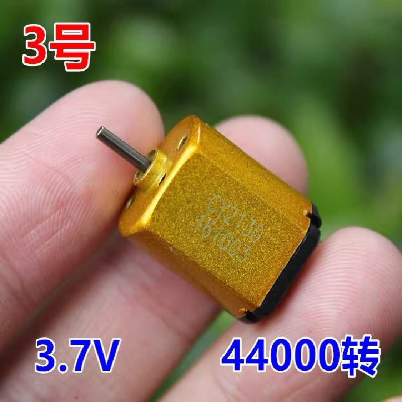 10pcs High Speed 030 Mini DC Motor Electric DC 1.5V-3.7V 3V High Speed 23000rpm To 52000rpm Carbon Brush Motors DC3V DIY Toy Car
