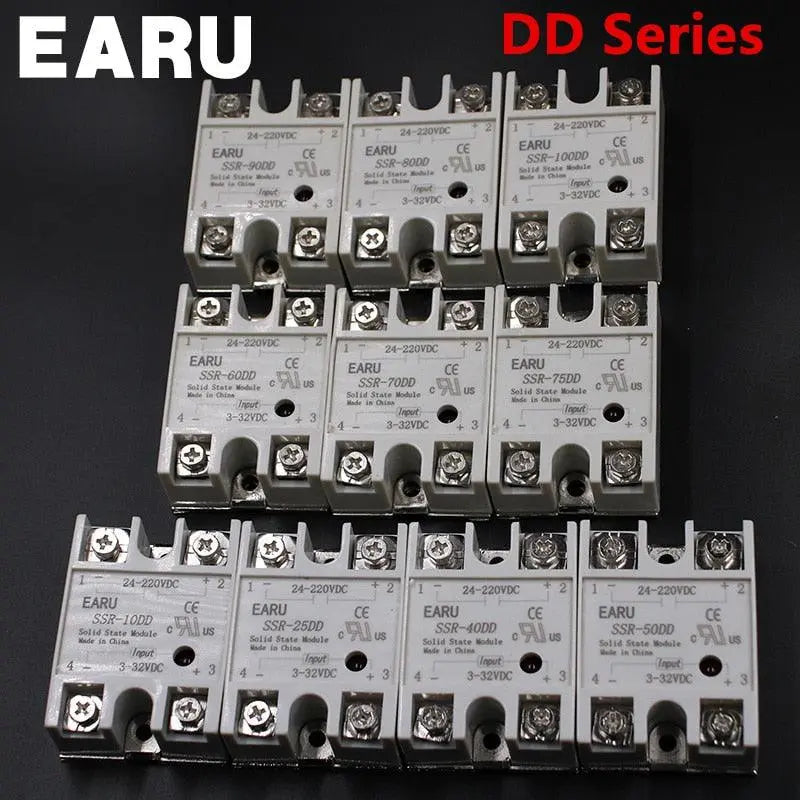 1 pcs Solid State Relay SSR-80DD 80A 3-32V DC Input TO 24-220V DC - electrical center b2c,ssr-80dd