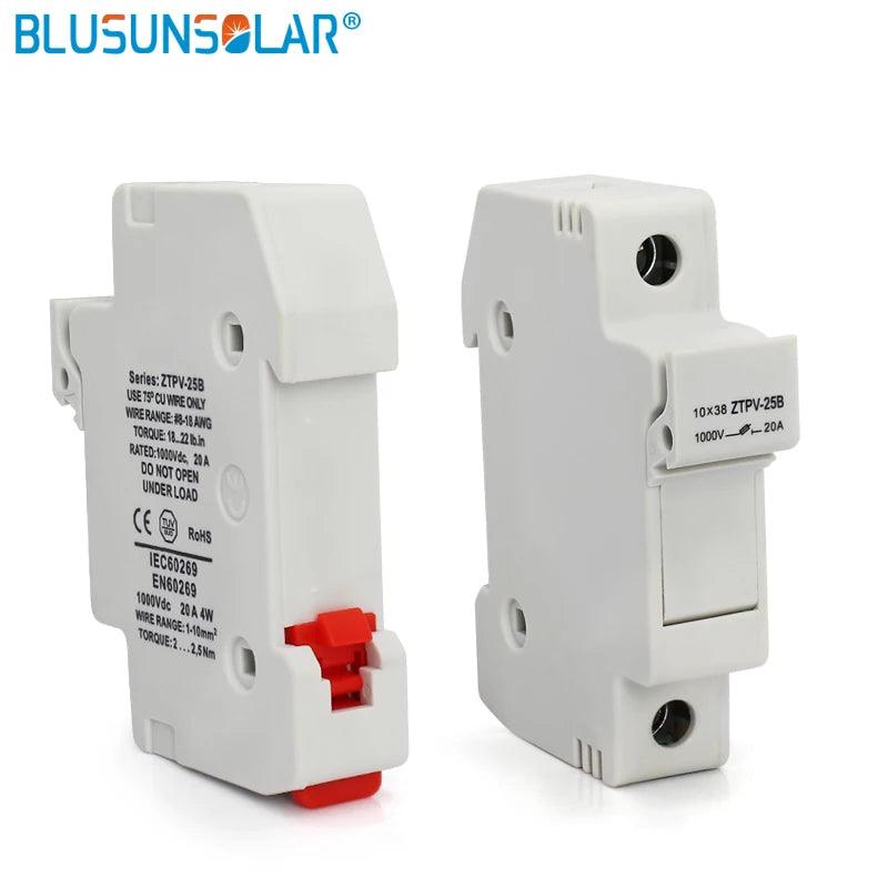 10 PCS Fuse Holder for PV Fuse 1000V DC High Quality with and ROHS Approved