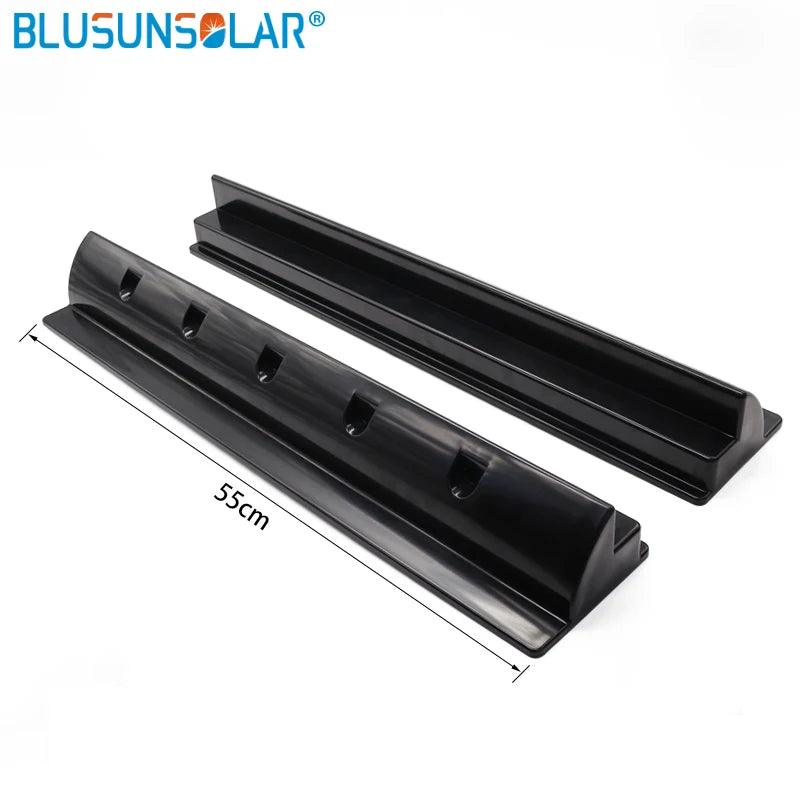 10 Set/lot ABS Solar Panel Mount Bracket Strongly Solid 550mm Longer Side for Caravan Motor Home RV