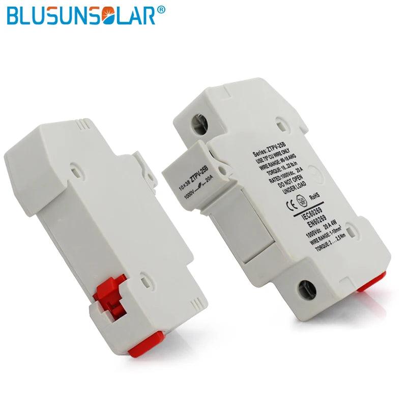 100 Pieces Solar PV Fuse Holders Fuse Link for PV Fuse Fusible 1000V DC Waterproof with High Quality