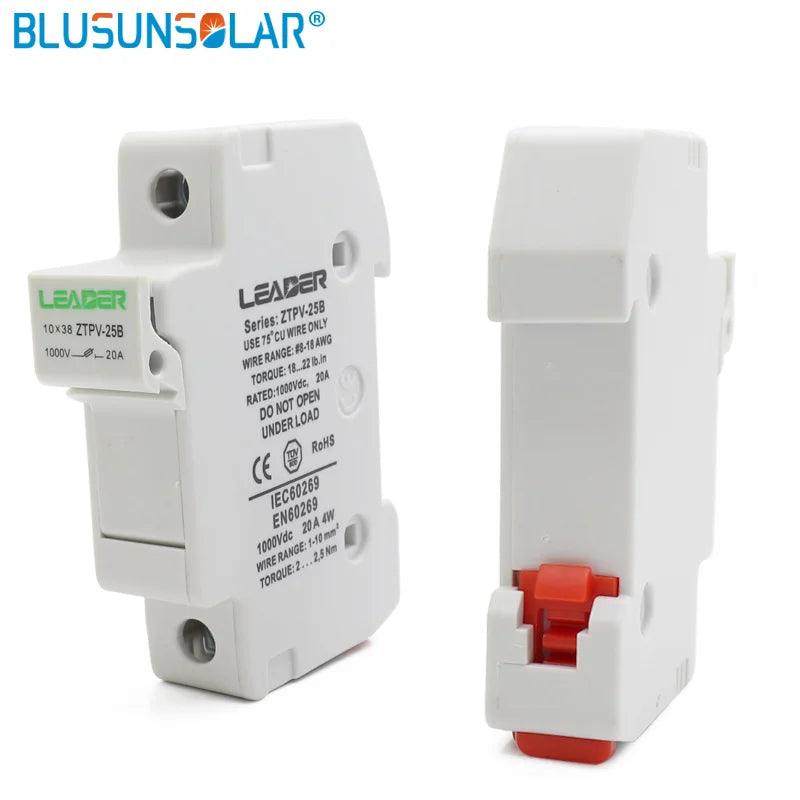 100 Pieces Solar PV Fuse Holders Fuse Link for PV Fuse Fusible 1000V DC Waterproof with High Quality