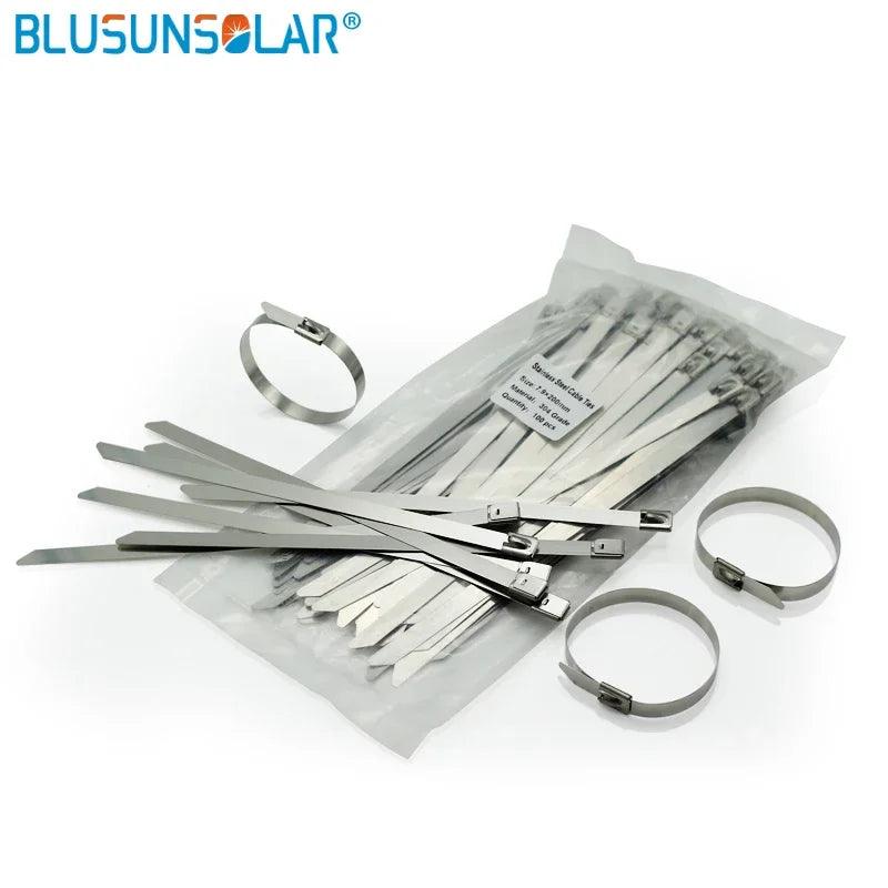 1000 Pcs = A Lot, High Quality 304 Stainless Steel Cable Ties 4.6 MM X 450MM (Thickness:2.5mm )