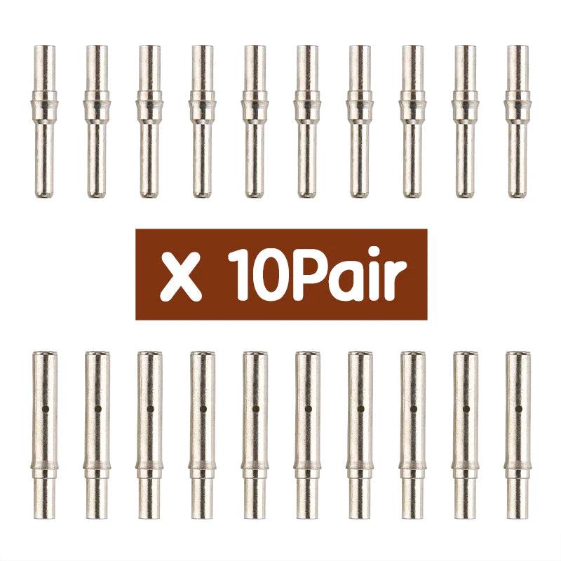 100/50/20/10 pair 45A Solar Connector male and female inside metal core use for PV cable connection of solar connector pins