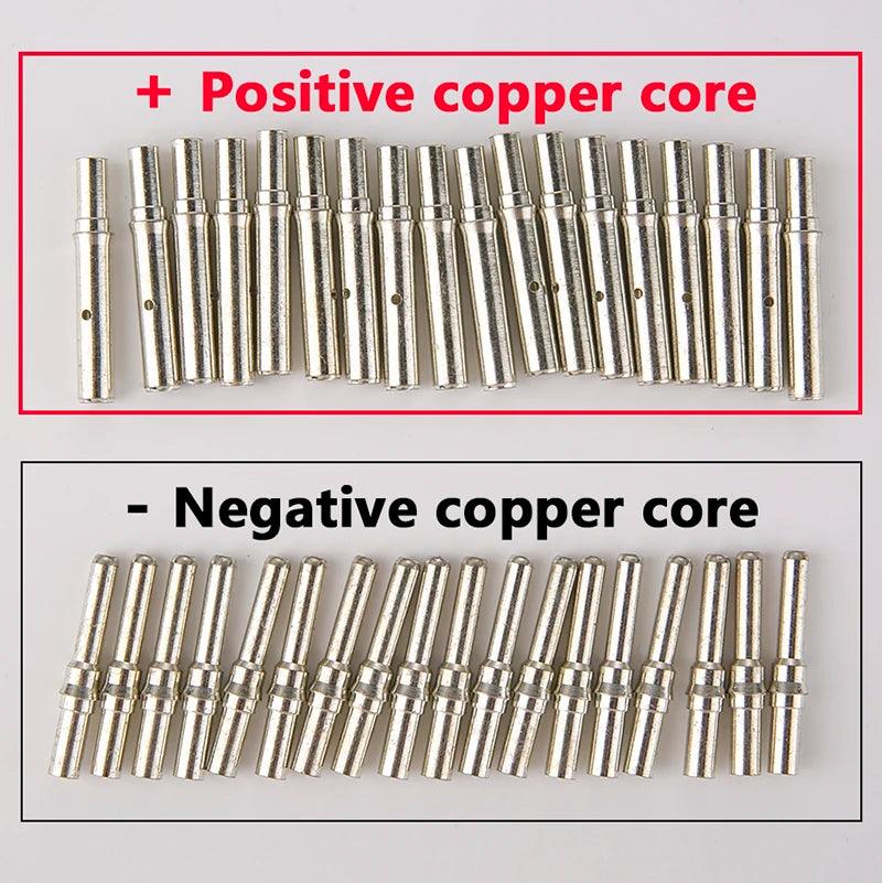 100/50/20/10 pair 45A Solar Connector male and female inside metal core use for PV cable connection of solar connector pins
