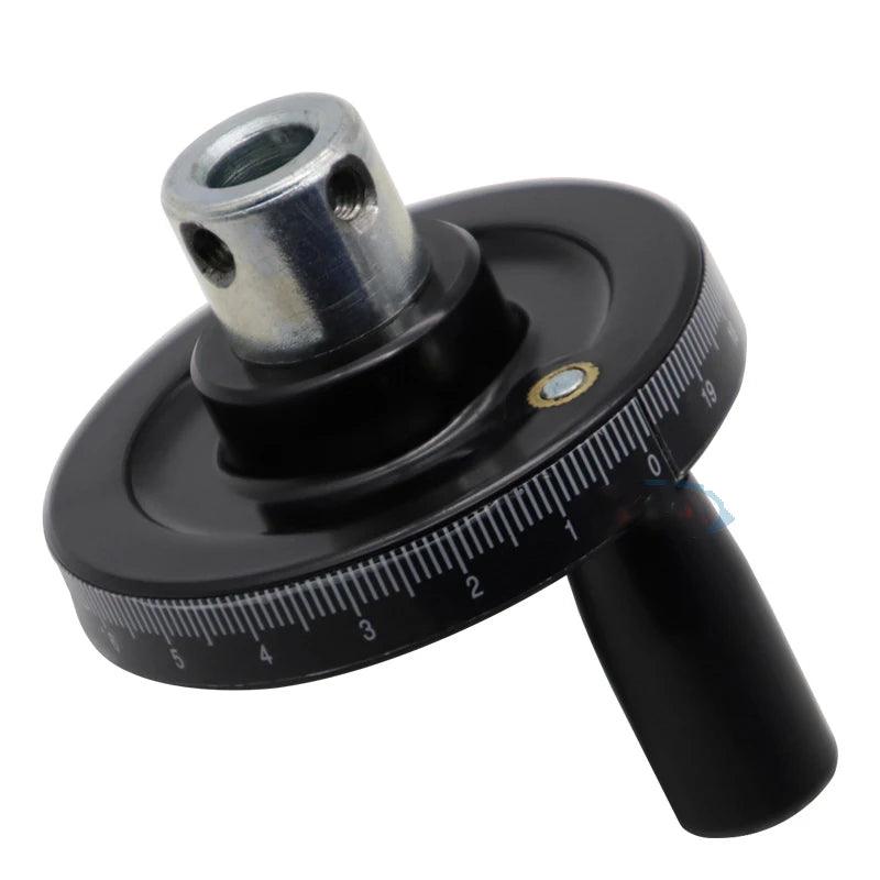 10x63mm Solid Bakelite Milling Handle Hand Wheel CNC 3D Printer Milling Machine Lathe Handwheel With Scale Replacement Parts