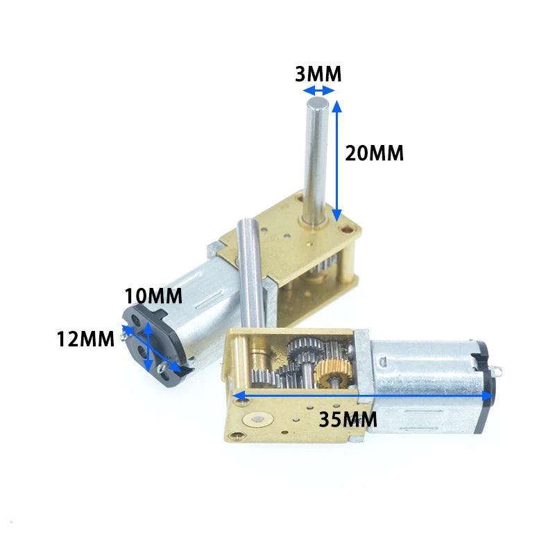 micro dc gear motor electrical center b2c | 1218-N20 3V6V12V 20MM Round Shaft Micro DC Gear Motor