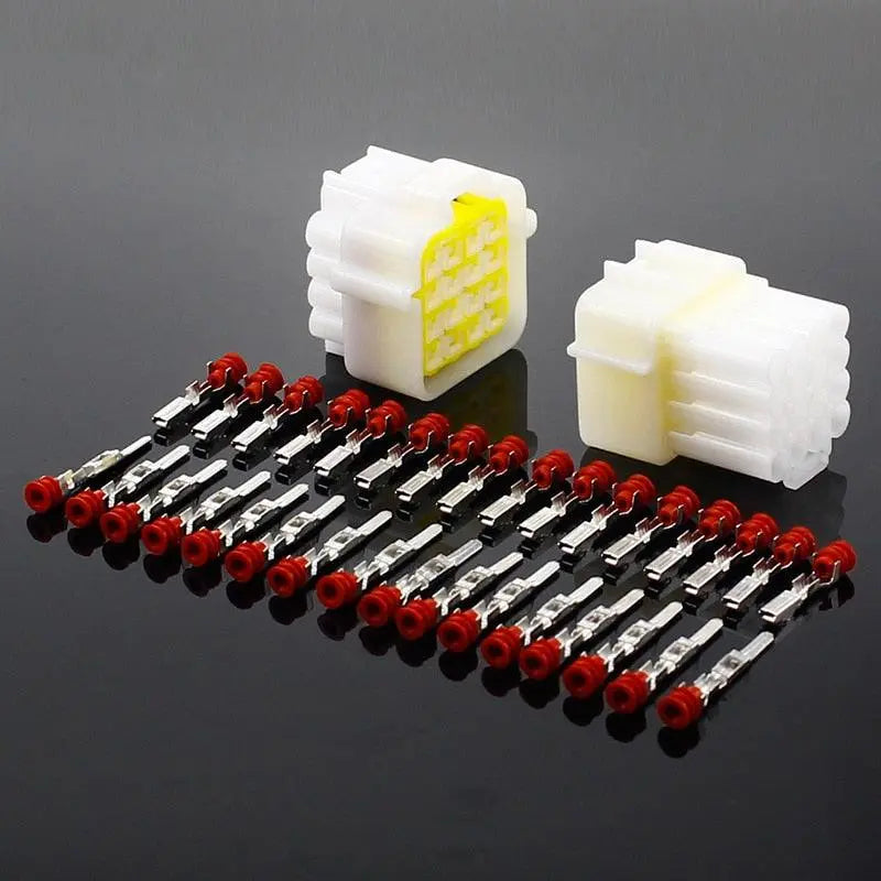 1 sets 2/3/4/6/8/9/16 Pin Way Waterproof Wire Connector Plug Car Auto Sealed Electrical Set Car Truck connect - electrical center b2c