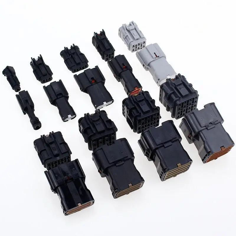 1 sets 1/2/3/4/6/8/12/14/16 Pin Way Waterproof Wire Connector Plug Car Auto Sealed Electrical Set Car Truck connect - electrical center b2c