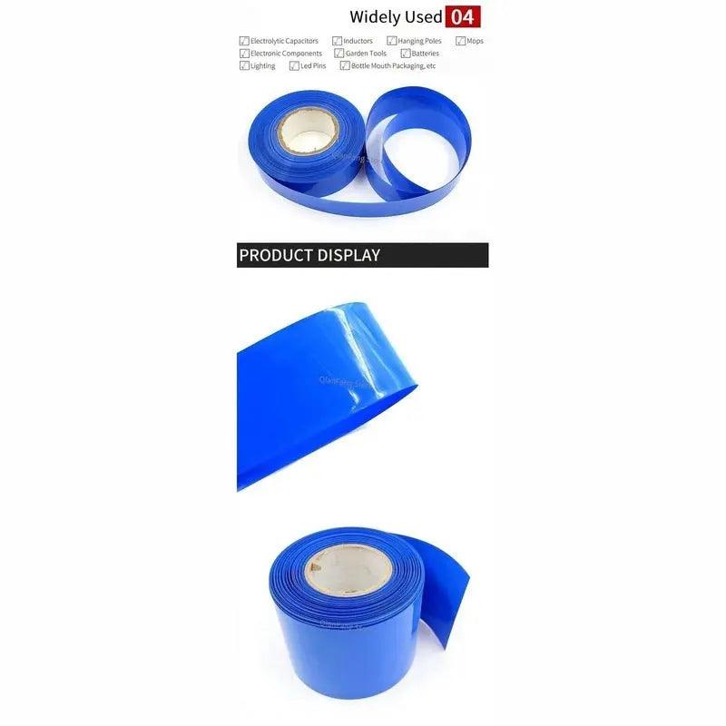 1M/roll PVC Heat Shrink Tube 250mm diameter / Multicolor optional - electrical center b2c