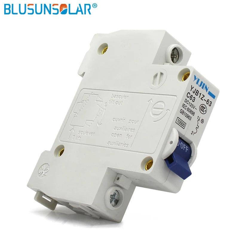 1P 63A DC125V DC Circuit Breaker SOLARB for DC Solar PV System