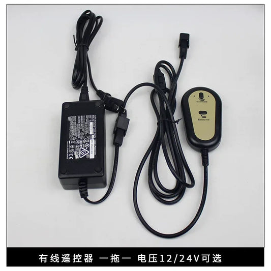 Linear Actuator Motor Controller Kit, Wired & Wireless Remote Control, 12V/24V, 1-to-1/1-to-2/1-to-3/1-to-4, AC220V Power Supply