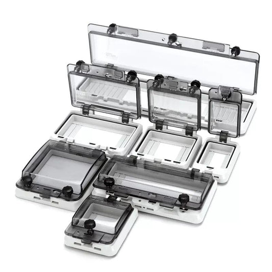 2-18 way circuit breaker switch transparent protection cover IP67 waterproof box shielding switch window protection cover