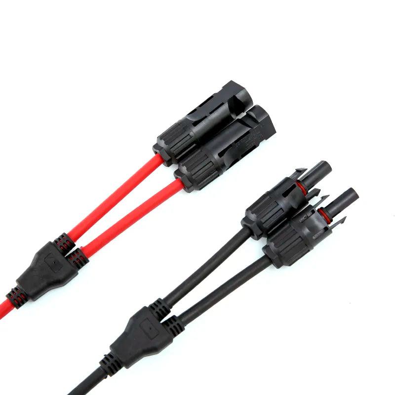 2 To 1 Hot Selling PV Mate Y Branch Connector With 4mm2 Solar Cable For Solar Pv System Solar 1000V 30A - electrical center b2c