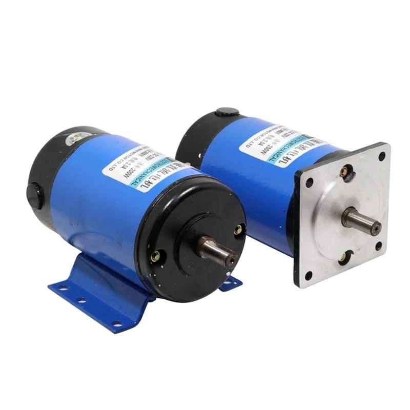 200W Permanent Magnet Motor DC 220V 1800rpm High Speed Motor Can Adjust Speed Forward and Reverse Electric DC Mini Moter Engine,high torque high rpm dc motor