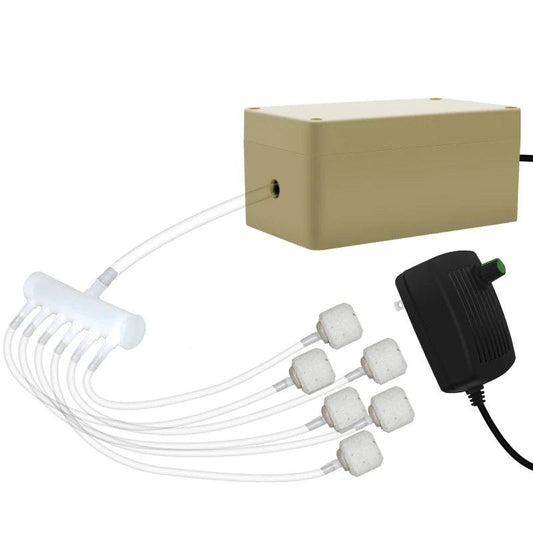 220V AC Oxygen Pump Air Pomp PWM Adjustable Volume 555 Motor Electric DC 12V Vacuum Pump Aeration Tank Aquarium Fishing Fish Car