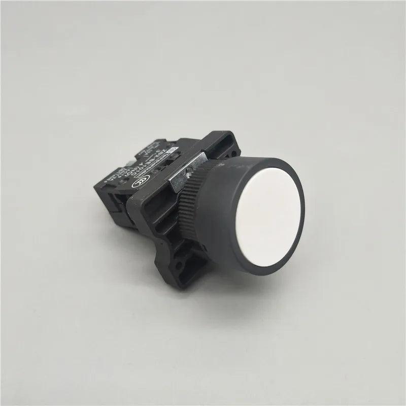 22mm Momentary Flat Push Button Switch XB2- EA31 EA42 ZB2-BE101C 102C NO/NC 10A Self Return Power Starter Switch Red Green