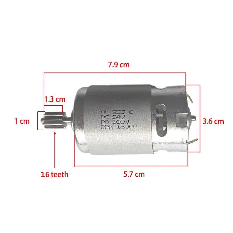 24V RS555 200W Children's Electric Toys Car Motor 24V DC Motor For Kid's Ride On Car 24V Engine For Kid's Electric Vehicle