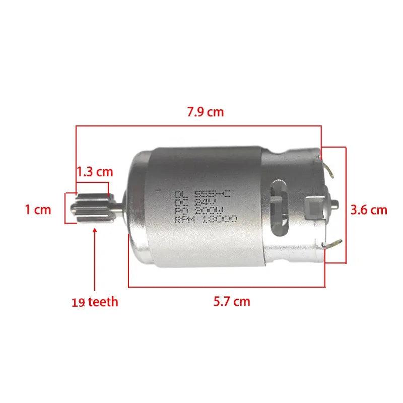 24V RS555 200W Children's Electric Toys Car Motor 24V DC Motor For Kid's Ride On Car 24V Engine For Kid's Electric Vehicle