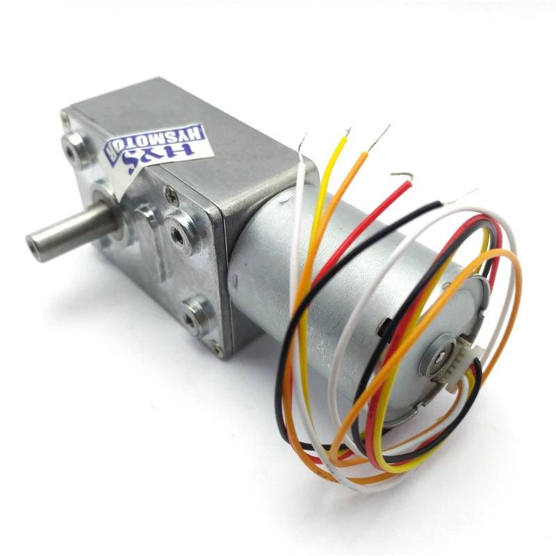 370 Brushless Motor Gear 12V 24V DC Electric Motor BLDC Metal Gearbox Worm Reduce Mni Motor JGY370