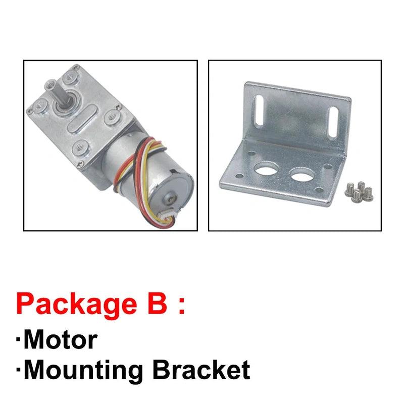 370 Brushless Motor Gear 12V 24V DC Electric Motor BLDC Metal Gearbox  Worm Reduce Mni Motors JGY370,geared bldc motor