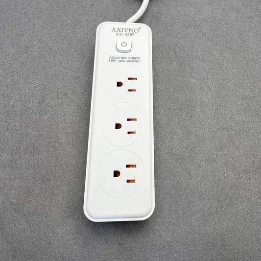 US power strip, 110V surge protector, American outlet extension cord, Taiwan power strip, 3 outlet US power strip, 2m 3m 5m long cord power strip, flame retardant power bar, home office surge suppressor