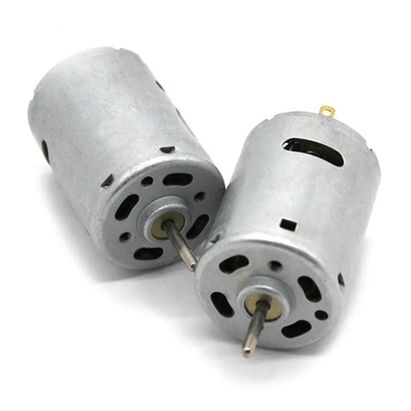 3pcs 380 Micro DC Motor 3V 6V 4500rpm 9000rpm High Speed PWM Reversed CW CCW Low Noise Electric DIY Model Toy Fan Engine RS380