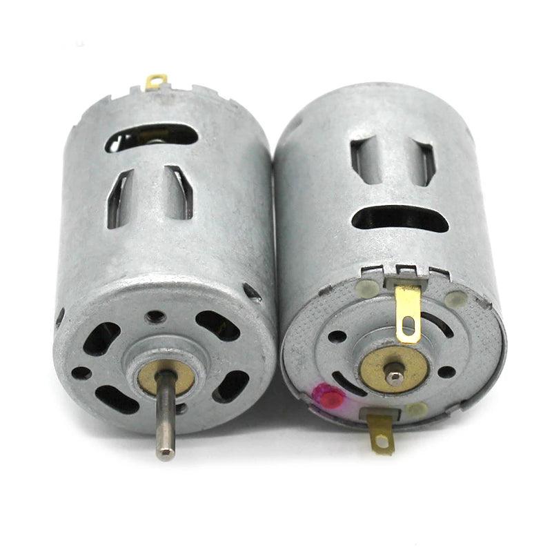 3pcs 380 Micro DC Motor 3V 6V 4500rpm 9000rpm High Speed PWM Reversed CW CCW Low Noise Electric DIY Model Toy Fan Engine RS380