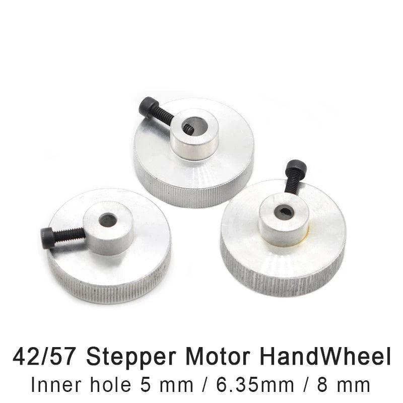 42 57 86 Stepper Motor Handwheel Jog Knob 5mm 6.35mm 8mm 14mm Inner Hole Motor Shaft Special Positioning Hand Wheel
