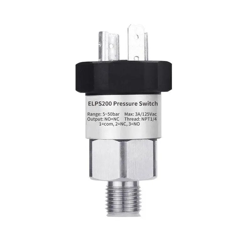 0.3-400Bar Hydraulic General Adjustable Pressure Switch Mechanical Gas Oil Water Piston NPT1/4'' Pressure Control Switch - electrical center b2c