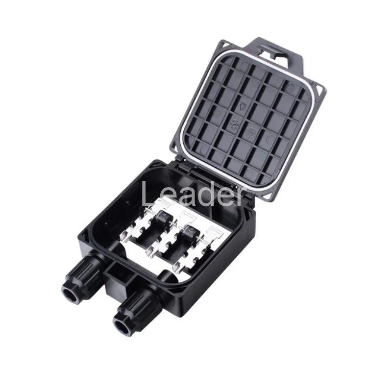 5 Pcs/lot Solar Photovoltaic Junction Box 3 Rail PV Cell Box with Solar Panel Connector and Cable for Solar Panel FS0154