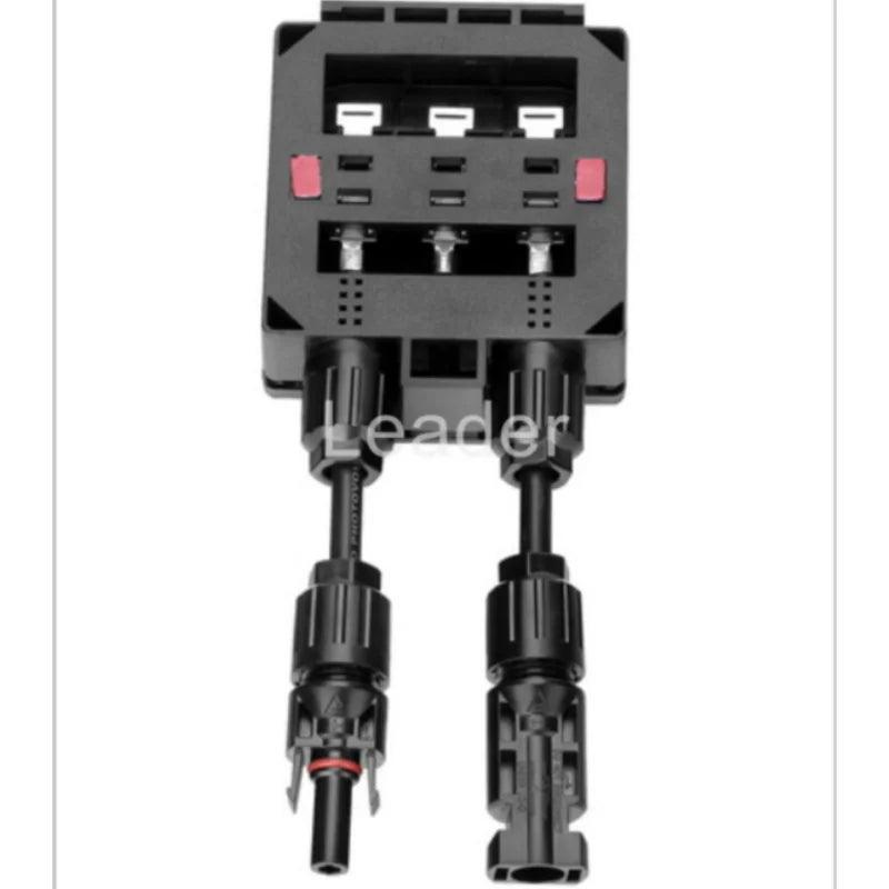 5 Pcs/lot Solar Photovoltaic Junction Box 3 Rail PV Cell Box with Solar Panel Connector and Cable for Solar Panel FS0154