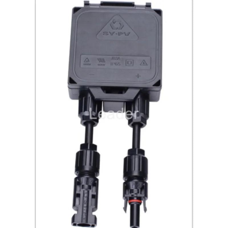 5 Pcs/lot Solar Photovoltaic Junction Box 3 Rail PV Cell Box with Solar Panel Connector and Cable for Solar Panel FS0154
