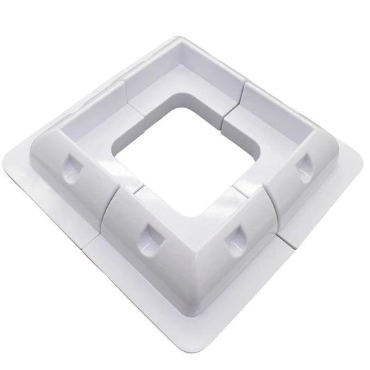 5 Set /Lot 4 X Corner Bracket Set Solar Panel Mounting Kit-White