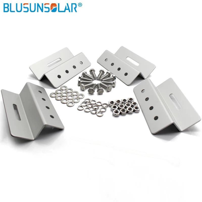 5 Sets 100% Aluminum Z- Mounting Type Solar Panel Roof Mounting Bracket for Carvan Roof