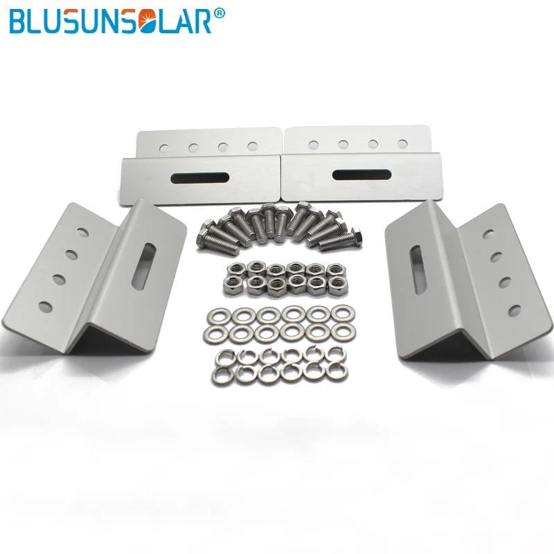 5 Sets 100% Aluminum Z- Mounting Type Solar Panel Roof Mounting Bracket for Carvan Roof
