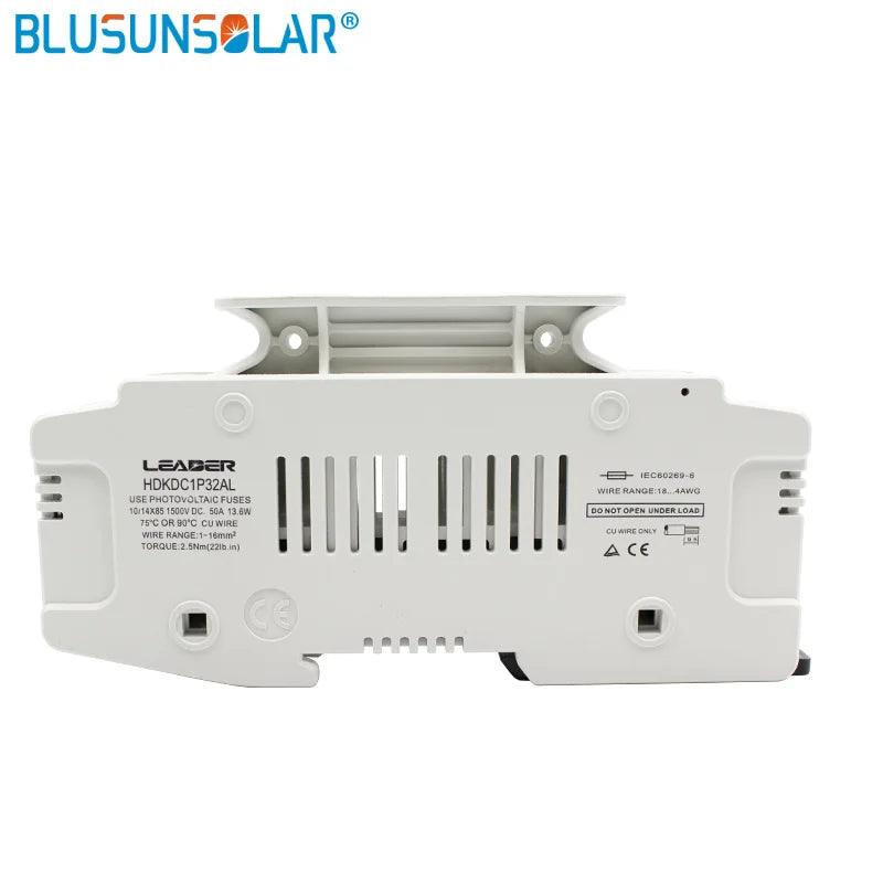 50 Set PV Solar Fuse PV Solar Fuse 30A 1500 VDC Fuse Holder for Solar System Protection