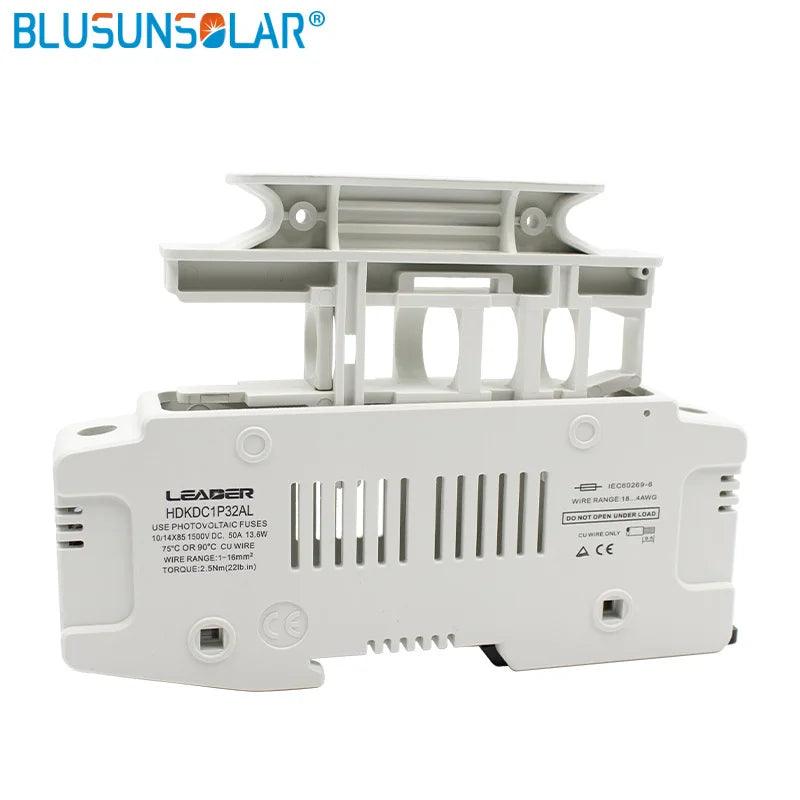 50 Set PV Solar Fuse PV Solar Fuse 30A 1500 VDC Fuse Holder for Solar System Protection