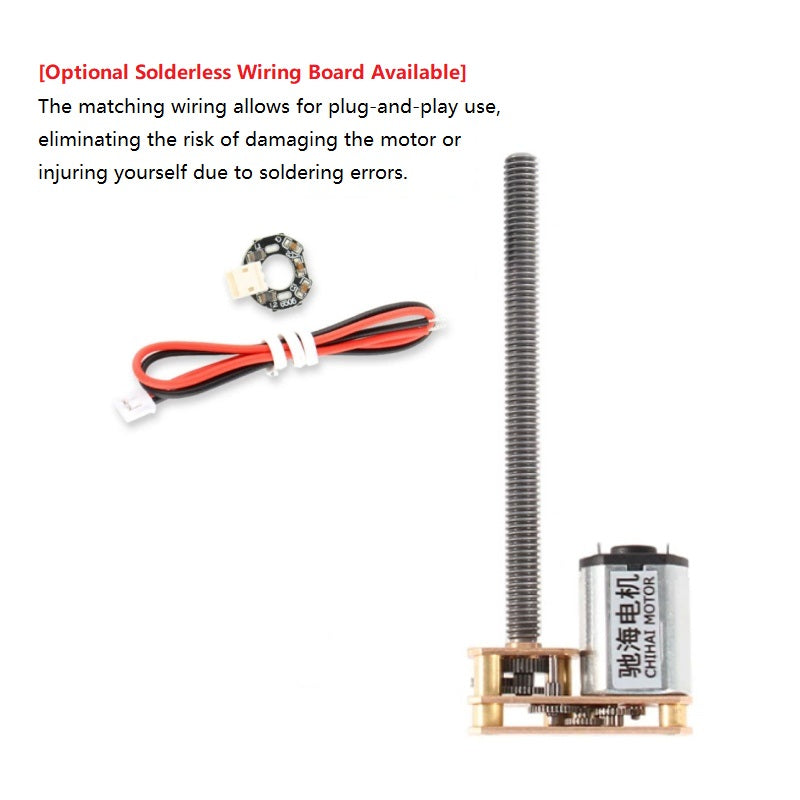 GM1024-N20-M4/55 Long Shaft DC Gear Reduction Motor