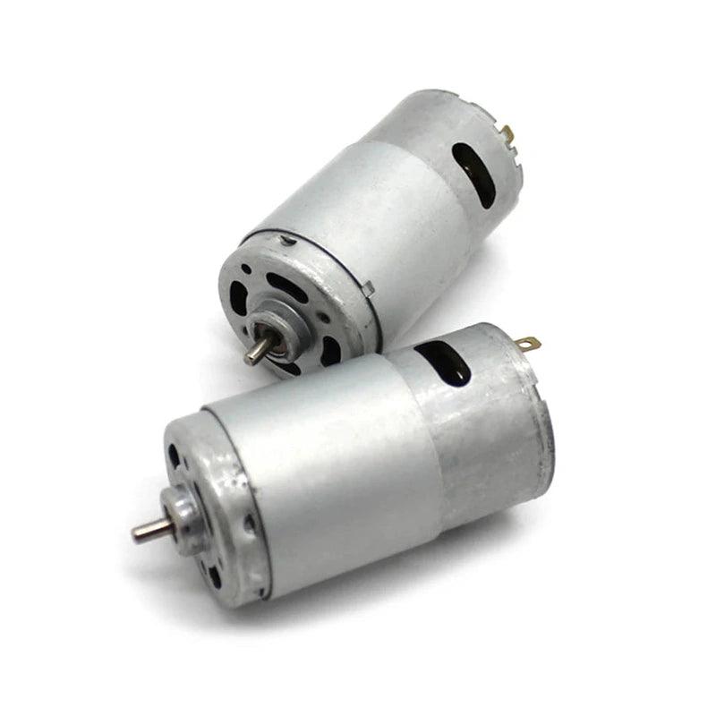 575 Micro DC Motor 12V 3200rpm High Speed Large Torque Metal Moter Low Noise Electric DC12V Motors DIY Engine Tool Model Drill