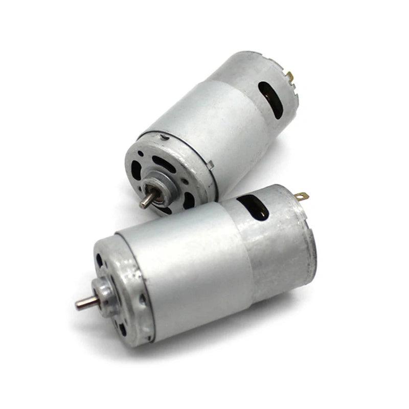 575 Micro DC Motor 12V 3200rpm High Speed Large Torque Metal Moter Low Noise Electric DC12V Motors DIY Engine Tool Model Drill