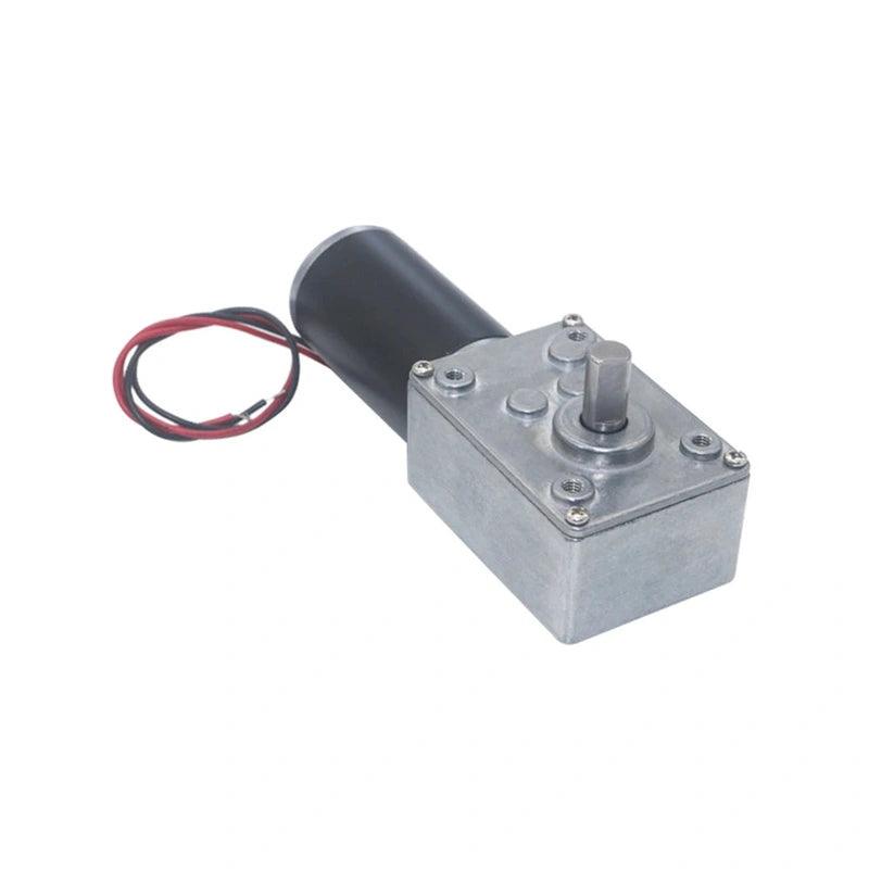 5840-31ZY DC Worm Gear Motor Reduce 12V 24V Powerful High Torque Electric Motor Reversed Gearbox Door Robot