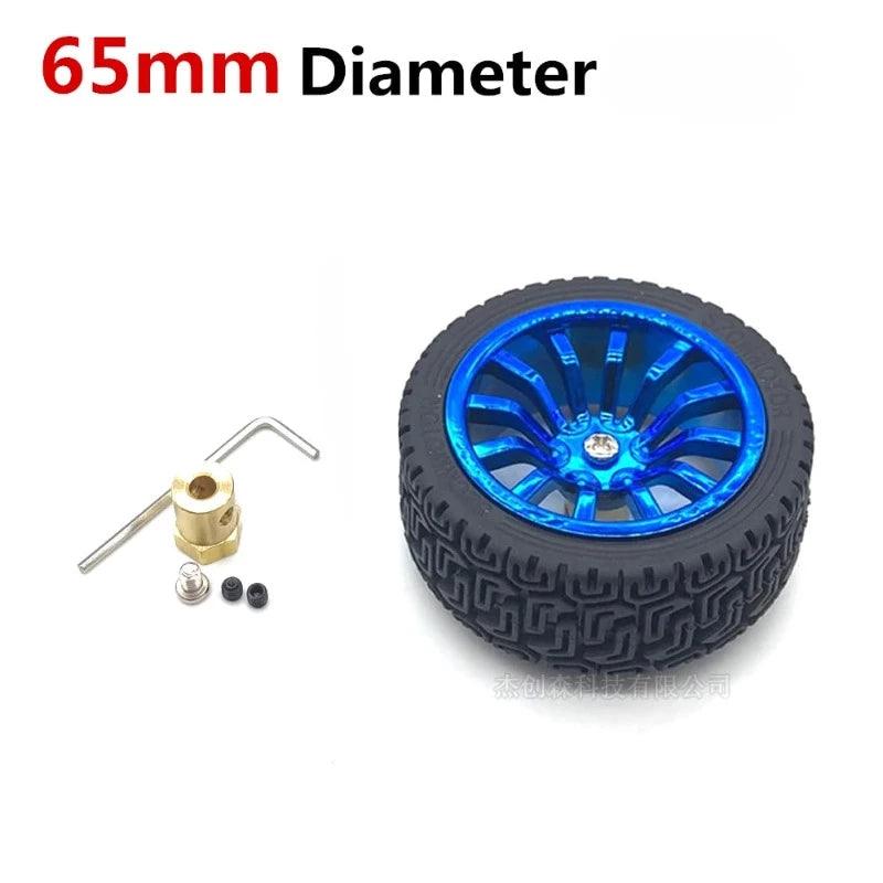 65mm 85mm 130mm Wheel Hub Motor Kit Encode DC 6V 12V 24V Speed 12- 1360rpm Metal Gearbox Encoder Moter RC Car Robot JGA25-370