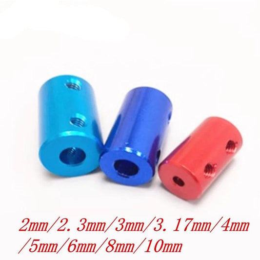 6pcs Aluminum Coupling Bore 1mm 2mm 3mm 3.17mm 4mm 5mm 6mm 3D Printer Parts Shaft Coupler Screw For Stepper Motor Accessories