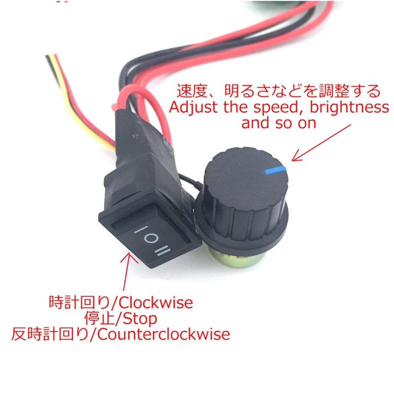 6V 12V 18V 24V DC Motor Controller PWM Speed Reversed CW CCW DC6V-30V 10A 200W Pause Start Governor PLC Switch Electric Motors,dc motor controller 12v