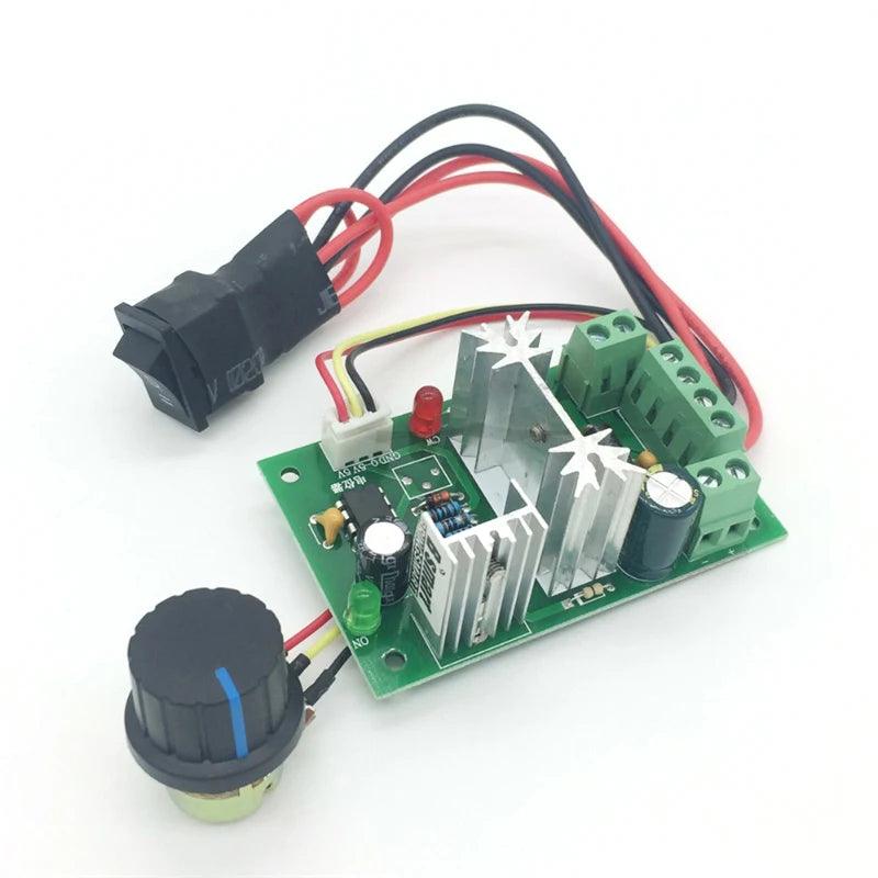 6V 12V 18V 24V DC Motor Controller PWM Speed Reversed CW CCW DC6V-30V 10A 200W Pause Start Governor PLC Switch Electric Motors,dc motor controller 12v