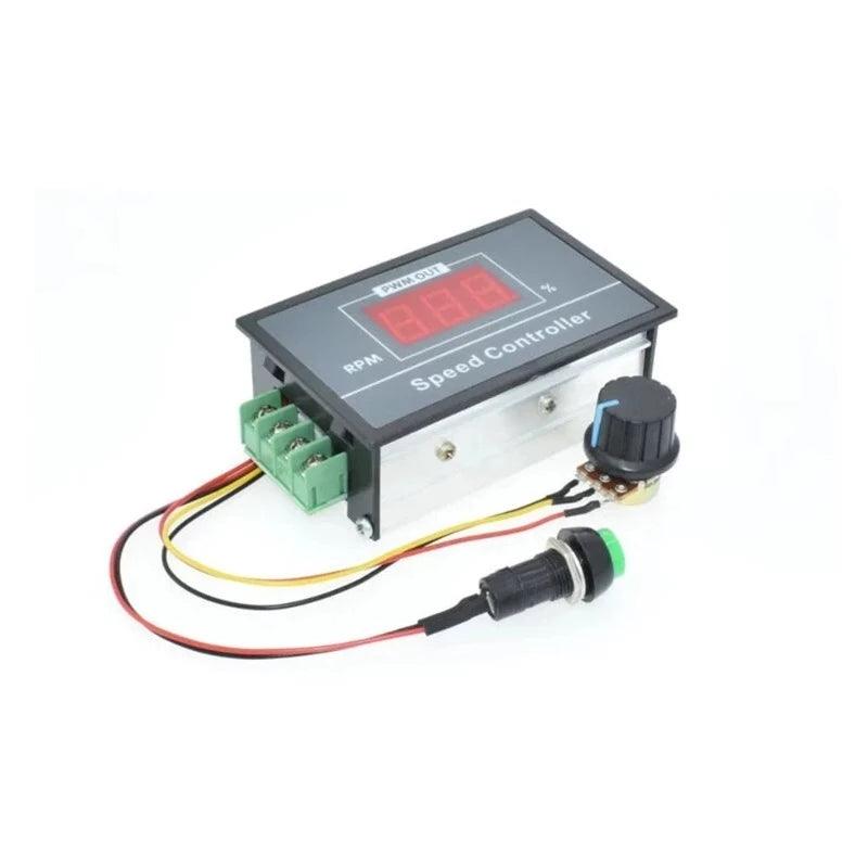 6V 12V 24V 36V 48V DC Motor Controller Digital LED Display PWM Speed Pause Start DC 6V-60V 30A Control Potentiometer Switch,dc motor controller 12v