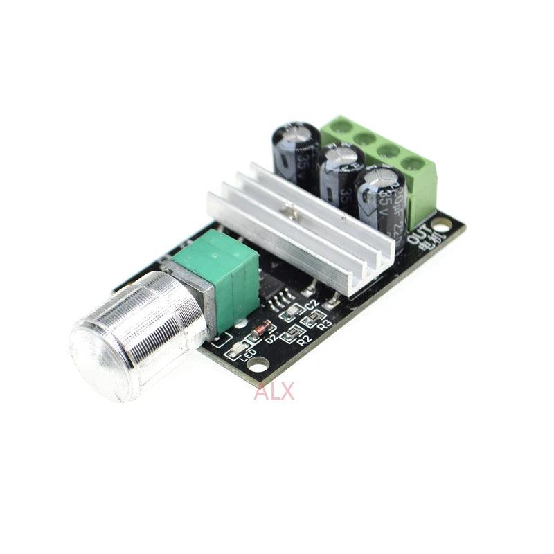 6V 12V 24V DC Motor Controller PMW Speed Regulator Electric DC6V-28V 3A 80W Adjustable Speed Drive Module 12 V Governor Switch