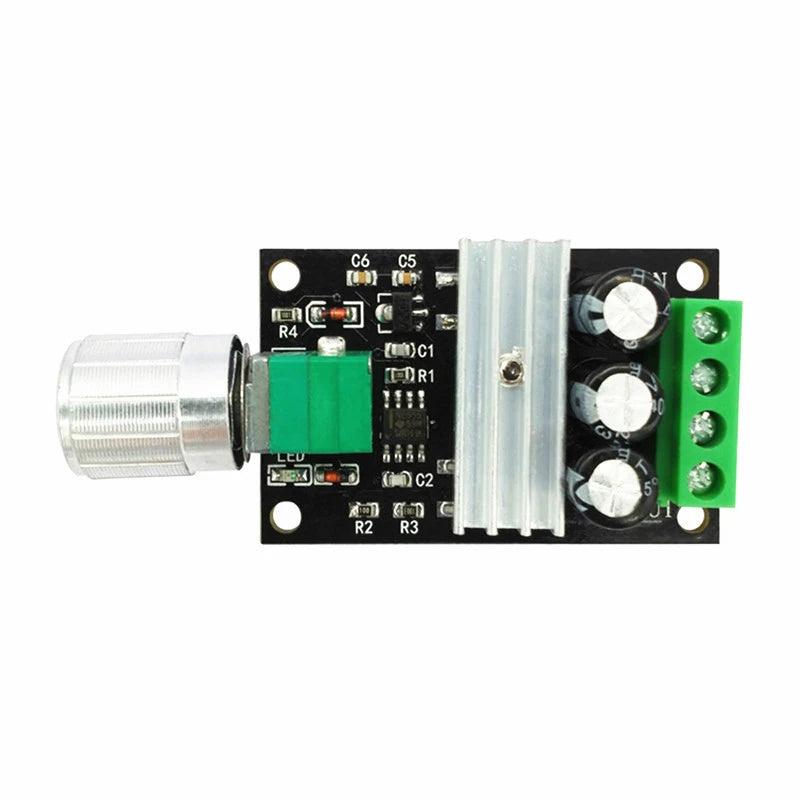 6V 12V 24V DC Motor Controller PMW Speed Regulator Electric DC6V-28V 3A 80W Adjustable Speed Drive Module 12 V Governor Switch