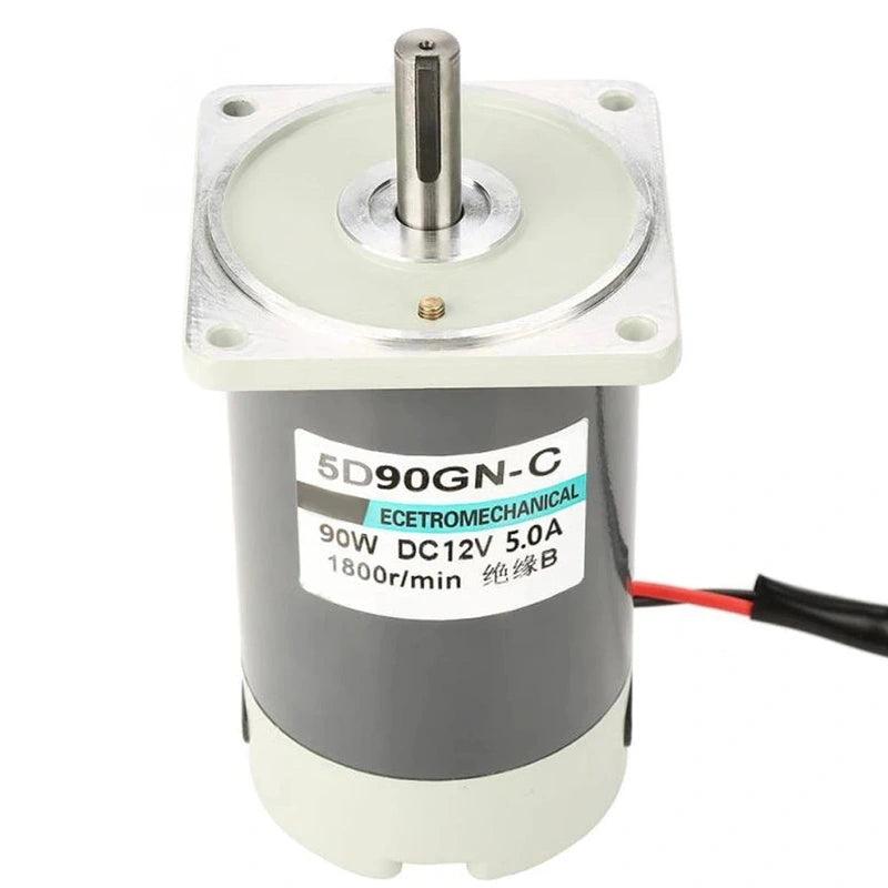 90W DC Permanent Magnet Motor 12V 24V 1800RPM 3000RPM High Speed Torque Forward Reverse PWM Adjustable Motor Automated Control